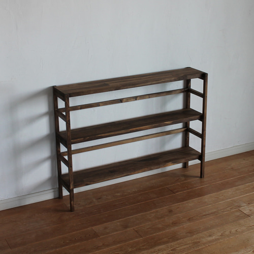 本棚にもなる細い脚の棚 棚・シェルフ・ラック Asukayama Works 通販