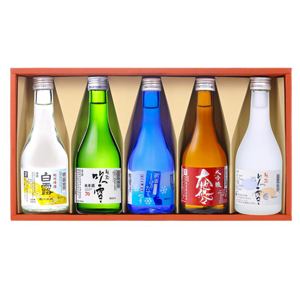 【冬季限定】日本酒 新酒しぼりたて 入り 飲み比べセット ミニボトル 300ml 5本 小瓶 辛口 お酒 新潟 高野酒造 9枚目の画像