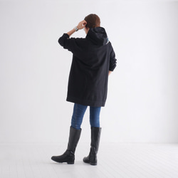 翻新再次上架 x 3 * 露肩高領衫 * 花卉鉤邊連帽衫 * 抓絨內襯 * 套頭衫 * 連帽衫 * 黑色 第6張的照片