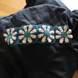 翻新再次上架 x 3 * 露肩高領衫 * 花卉鉤邊連帽衫 * 抓絨內襯 * 套頭衫 * 炭灰色 第9張的照片