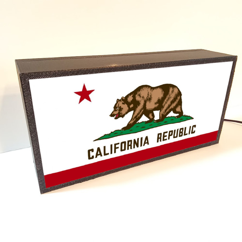 カリフォルニアパブリック カリフォルニア共和国 熊 サイン ランプ