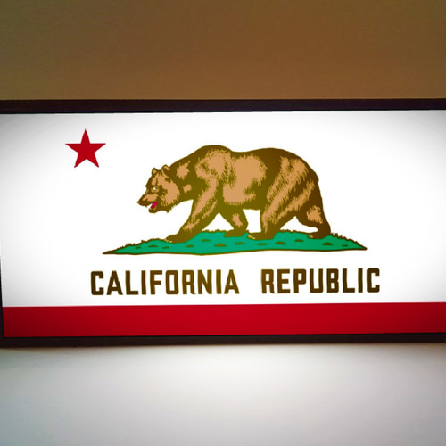 カリフォルニアパブリック カリフォルニア共和国 熊 サイン ランプ