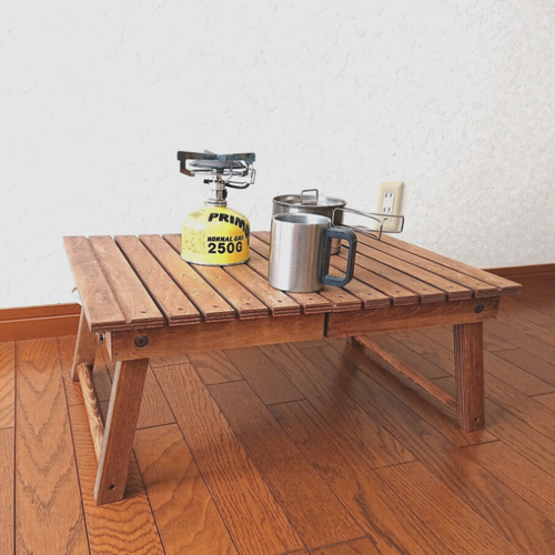 折りたたみ式ローテーブル No.3 アウトドア キャンプ ロー