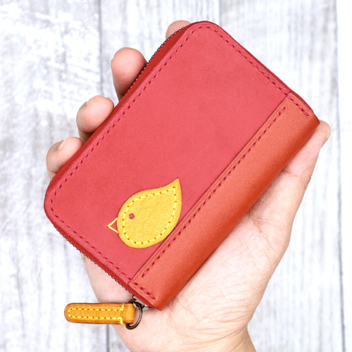 ヒヨコちゃんのコンパクト財布・コインケース（ラウンドファスナー