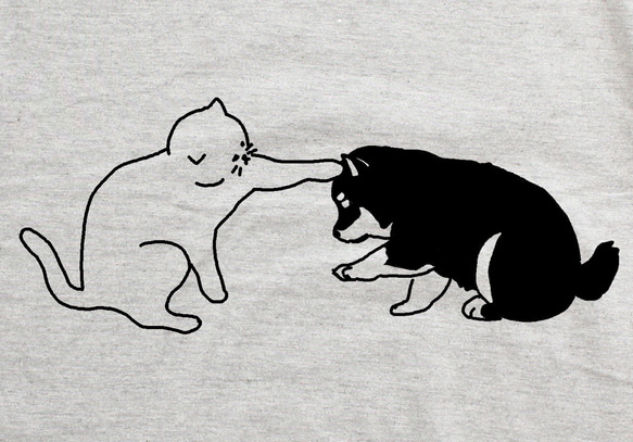わんパンチが届かない　メンズタイプ（gray） 3枚目の画像