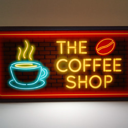 【Lサイズ】コーヒー カフェ 喫茶 看板 置物 アメリカン雑貨 ライトBOX Lサイズ】コーヒー カフェ 喫茶 看板 置物 アメリカン雑貨