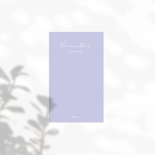 くすみ系ニュアンスカラー＃25アクセサリー台紙／ピアス台紙／ショップ