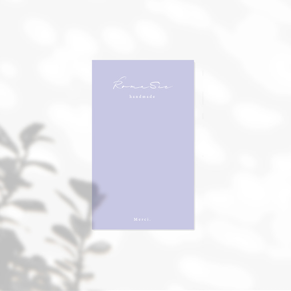 くすみ系ニュアンスカラー＃26アクセサリー台紙／ピアス台紙／ショップ