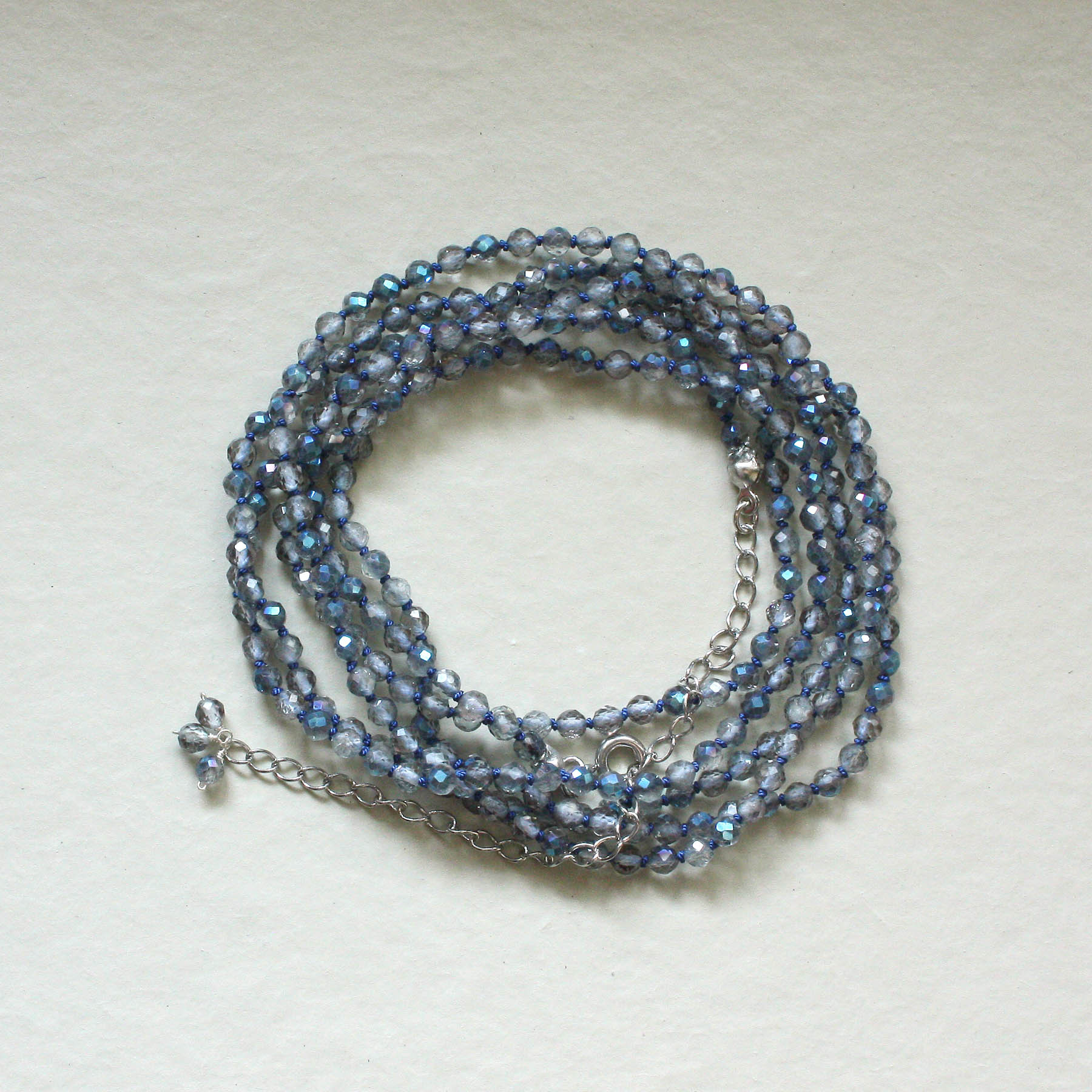 No. 122 127cm・トパーズのネックレス