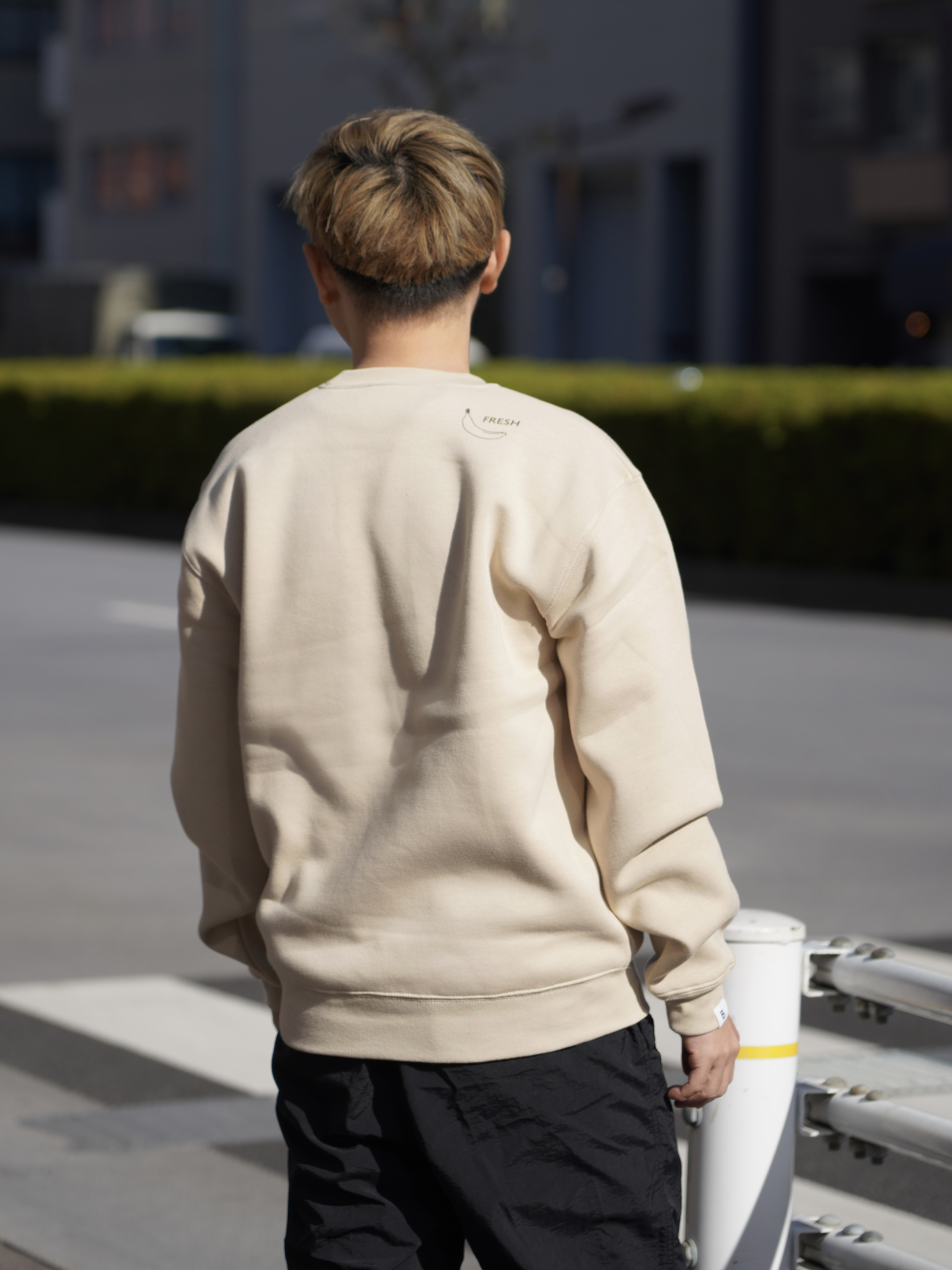 販売再開【裏起毛ブラウン】S〜XXLサイズ/FRESHバナナスウェット