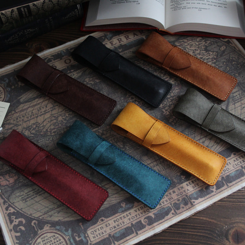 プエブロ】万年筆ペンシース【カラーオーダー可能】1本差し ペンケース