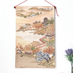 帯のタペストリー 絵画風景文様 帯リメイク176 タペストリー・壁掛け