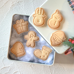 【クリスマス】〈セレクト3点〉ミニ クッキー型/かわいい/プレゼント/ギフト/手作り/トナカイ/ツリー/サンタ/クッキー 1枚目の画像