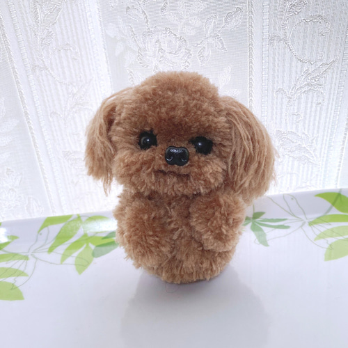 ハンドメイド* ぬいぐるみ*トイプードル トイプードル ぬいぐるみ ハンドメイド ぬいぐるみ ぽぽみ 通販