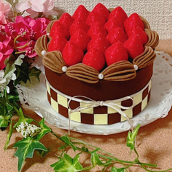 cocページ＊フェルトケーキ ベイクドチーズケーキ⋆*フェルトケーキ - ゆっちフェルト