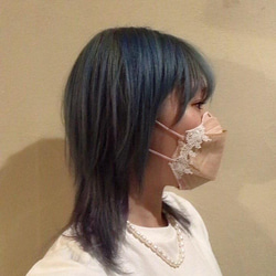 3D紙マスク用レースインナーマスク　マスクカバー　立体マスクカバー 5枚目の画像