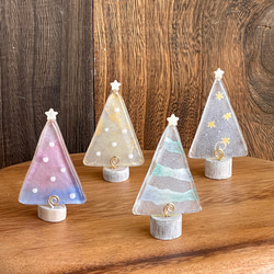 クリスマス ツリー どんぐりアート 置き物 オブジェ どんぐりの