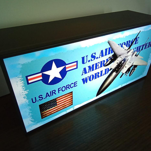 ミリタリー 戦闘機 U.S.AIR FORCE プラモデル サイン 看板 置物 雑貨