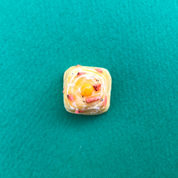 カルボナーラなキーキャップ 半熟卵 メカニカル Cherry mxスイッチ用 2枚目の画像