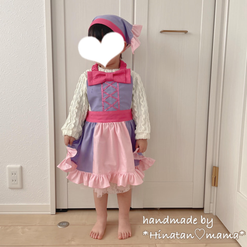 ビ*ラ様 フェイラー エプロン タックフリル ビ*ラ様 フェイラー