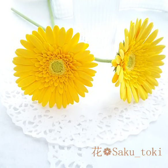 【受注制作】ハンドメイド ひまわり ガーベラ 受注制作】ハンドメイド ひまわり ガーベラ