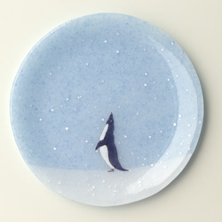 【ガラス】ペンギンの小皿 23 1枚目の画像