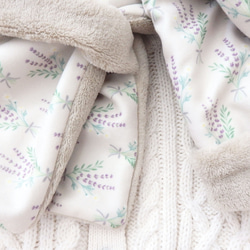 つけるだけで可愛い  3wayふんわりリボンマフラー ラベンダー 〈送料無料〉 6枚目の画像