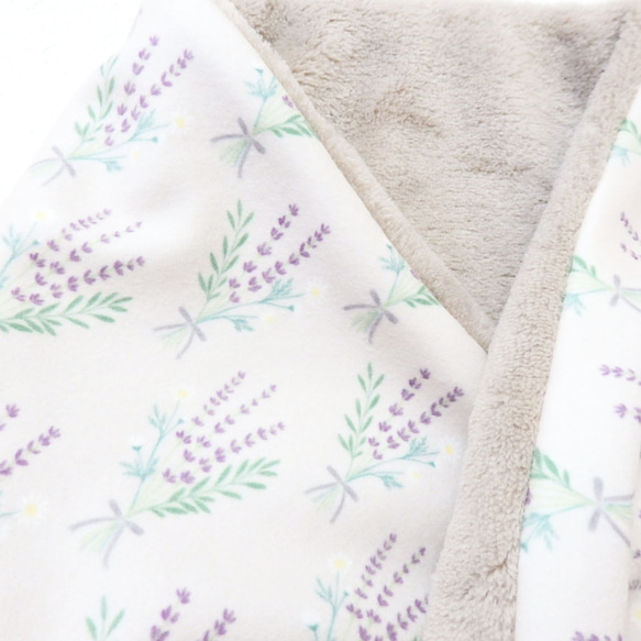 つけるだけで可愛い  3wayふんわりリボンマフラー ラベンダー 〈送料無料〉 5枚目の画像