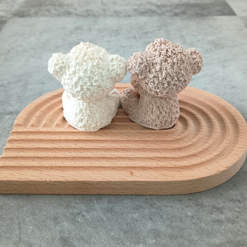 イニシャルをお入れします☆くまのアロマストーン 結婚祝い ウェルカム