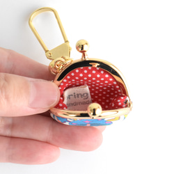 Tiny kiss lock purse keychain - Liberty "Magic" [878] 第4張的照片