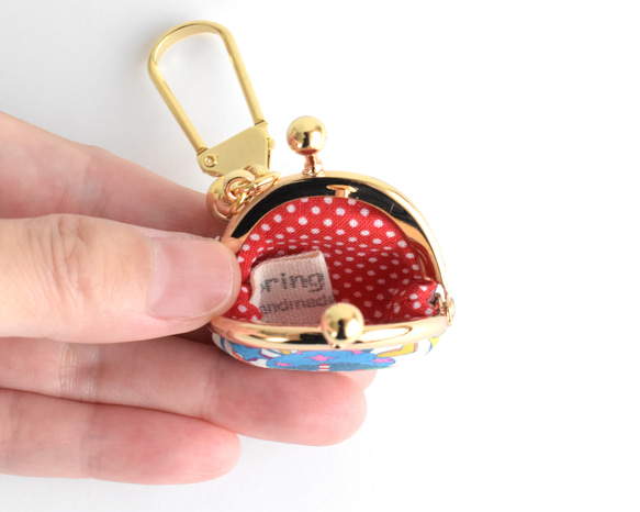 Tiny kiss lock purse keychain - Liberty "Magic" [878] 第4張的照片