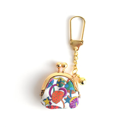 Tiny kiss lock purse keychain - Liberty "Magic" [878] 第2張的照片