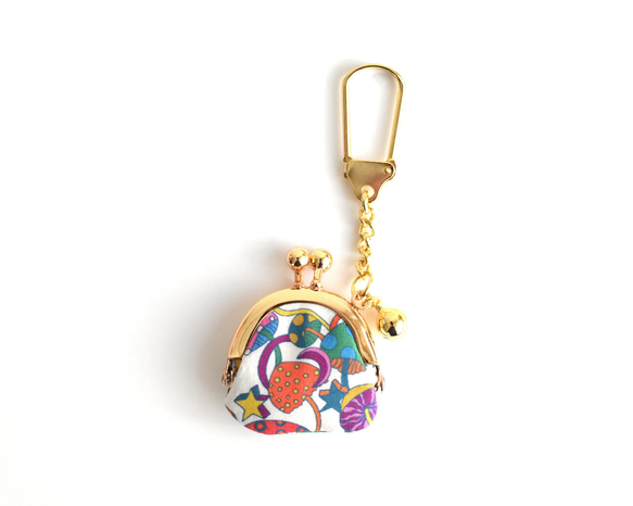 Tiny kiss lock purse keychain - Liberty "Magic" [878] 第2張的照片