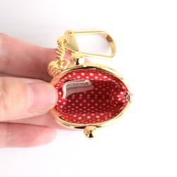 Tiny kiss lock purse keychain - Liberty "Magic" [878] 第5張的照片