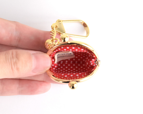 Tiny kiss lock purse keychain - Liberty "Magic" [878] 第5張的照片