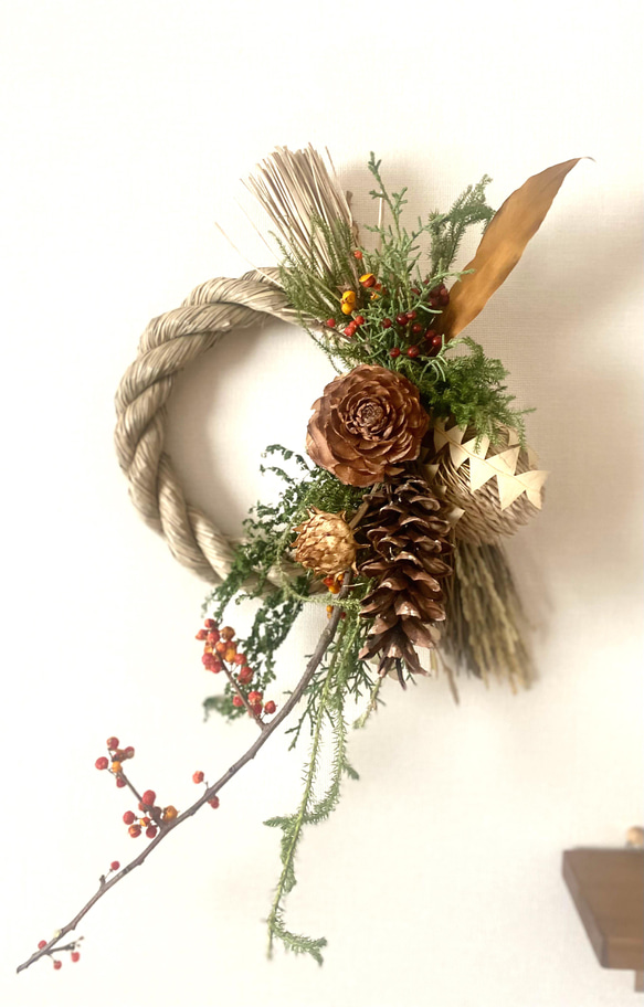 しめ縄 しめ縄飾り お正月飾り バンクシア ドライアンドラ すすき しめ縄 しめ縄飾り お正月飾り バンクシア ドライアンドラ すすき