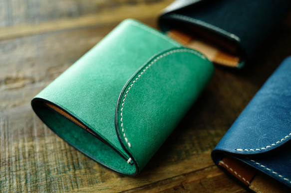 flap mini wallet [ mint ] 12枚目の画像