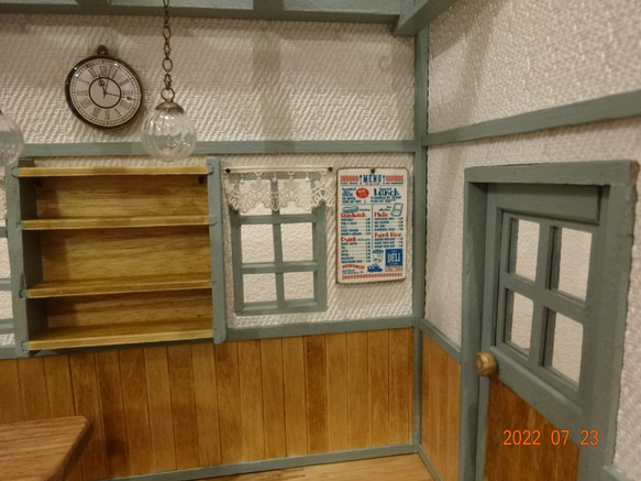 カフェハウスⅢ（ショップバージョン）床拡張　ドア付きサイドパネル 18枚目の画像