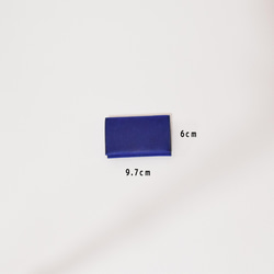 カードが入るBOX小銭入れponte（ポンテ） プログレレザーver.  ブルー 2枚目の画像