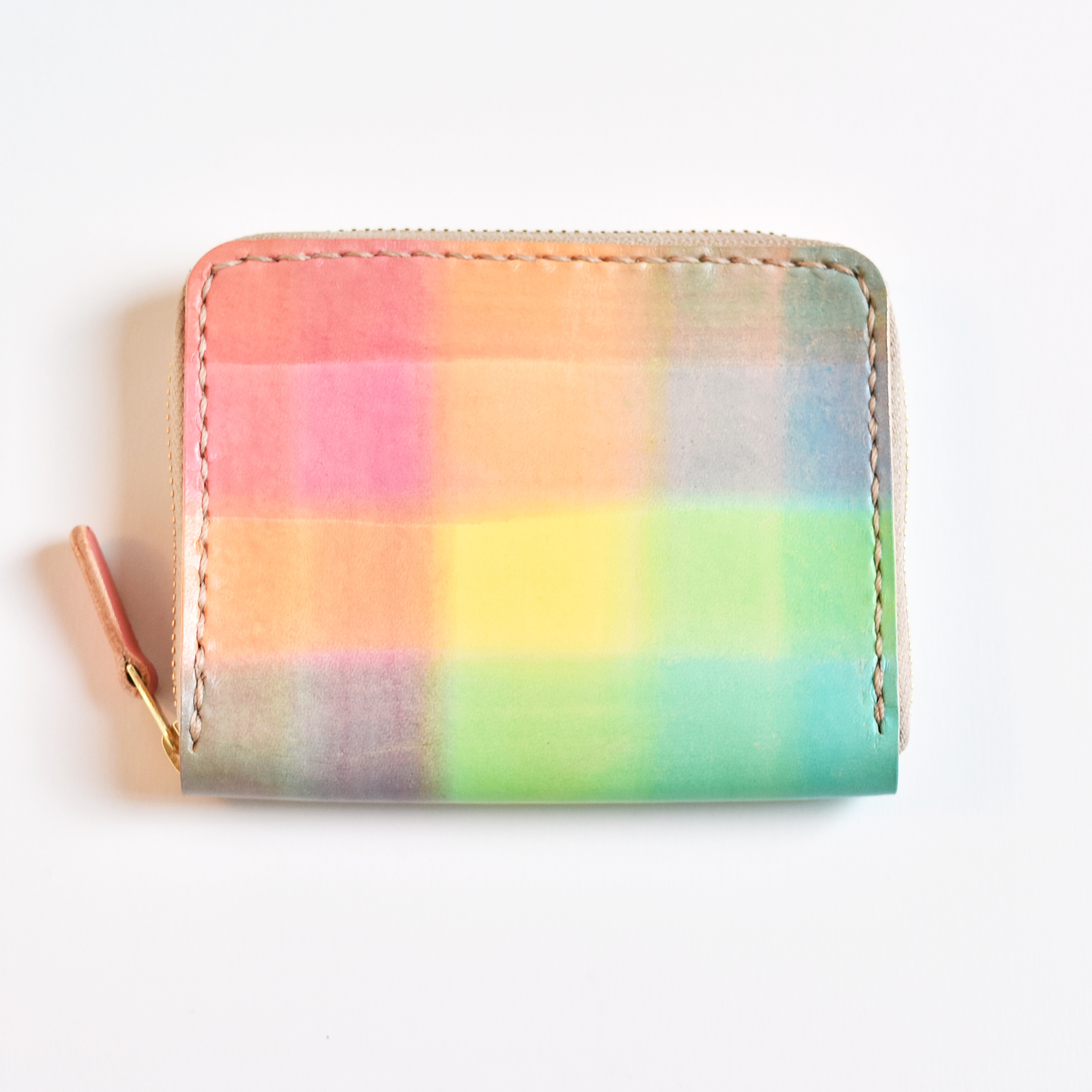 革の手染め財布 「Joy  No.258（ラウンドファスナー小銭入れ/コインケース）」