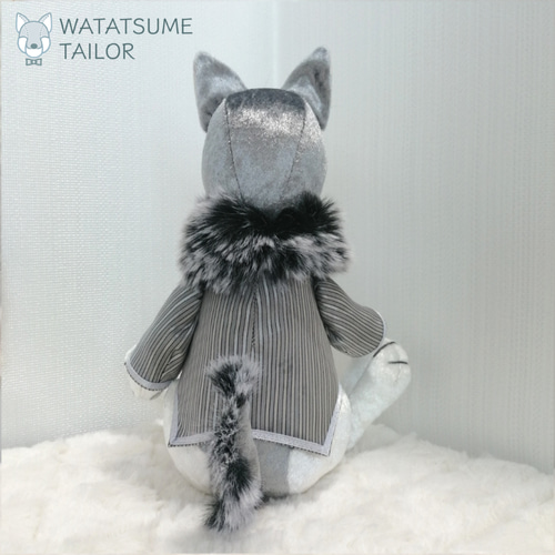 H*o様 自作ぬい 銀狼ちゃん 無属性ぬいぐるみ H*o様 自作ぬい 銀狼ちゃん 無属性ぬいぐるみ 【公式通販】