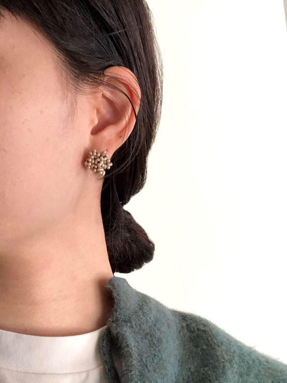 tubu　pierce　シードビーズピアス 6枚目の画像