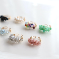 ｛イヤーカフ｝選べるカラー 14kgf/petit berries ear cuff(片耳）Mサイズ 8枚目の画像