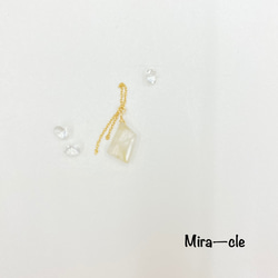 14kgf☆【染め淡水パール】フレンチフックピアス ～Mira-cle～ ピアス