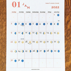 2022お月さまカレンダー 8枚目の画像