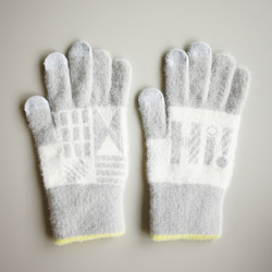 手袋　ペアセット 防寒 モヘアタッチのふわふわの肌触り タッチパネル対応 スマホ対応 3枚目の画像