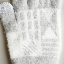 手袋　ペアセット 防寒 モヘアタッチのふわふわの肌触り タッチパネル対応 スマホ対応 6枚目の画像