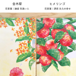 花とハチドリのクリアファイル A4サイズ お仕事やご家庭の書類整理に 花柄 秋 鳥 レトロ おしゃれ かわいい 6枚目の画像