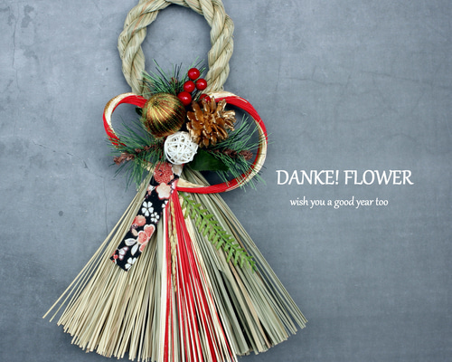 お正月2026】☆たくさん再販100以上☆36cm本しめ縄水引きお正月しめ縄