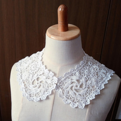 アンティーク風アイリッシュクロッシェレースのつけ襟 その他